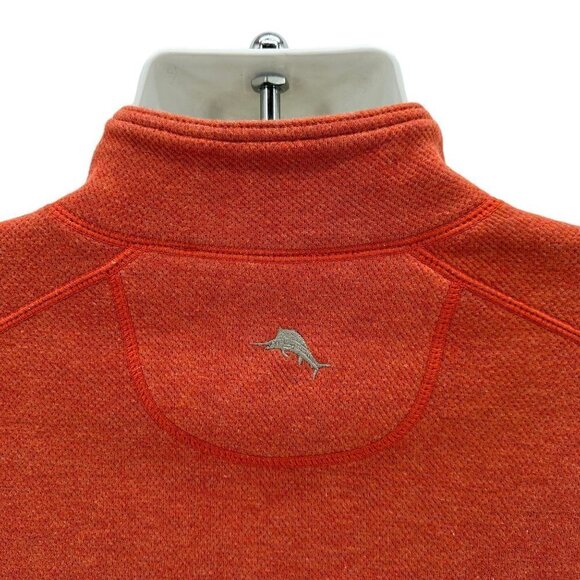 Tommy Bahama Orange Snap Button Sweater Mens XL - Picture 4 of 7